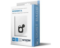 SQOON® Stofzuigerzakken Geschikt voor Rowenta Silence Force / X-Trem - Vervangt Model ZR200520 - High Filtration voor Optimale Stofopname