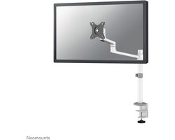 Neomounts NEXT Lite DS60-425WH1 Monitorarm 1 scherm - 17-27" - 0-8 kg - ruimtebesparend T-Rex model - 100% plasticvrije verpakking - wit