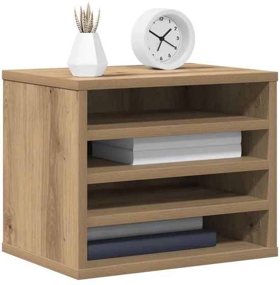 Bureau Organizer Artisan Eiken 36 x 26 x 29,5 cm Bewerkt hout