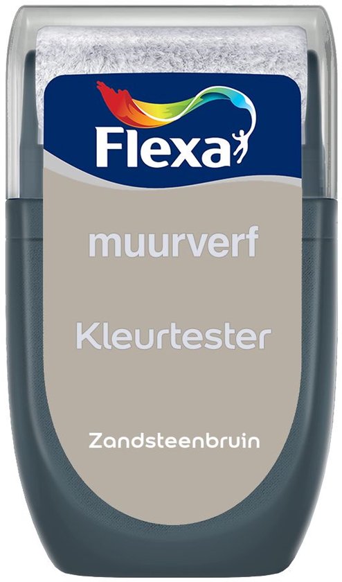 Flexa - Kleurtester Muurverf Zandsteenbruin 30 ML - Mengverf