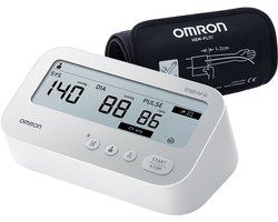 OMRON X4 Connect Afib, klinisch gevalideerde bloeddrukmeter met AFib-detectie bij elke meting, met Bluetooth voor OMRON connect App en Intelli Wrap-manchet (22-42cm) voor de bovenarm