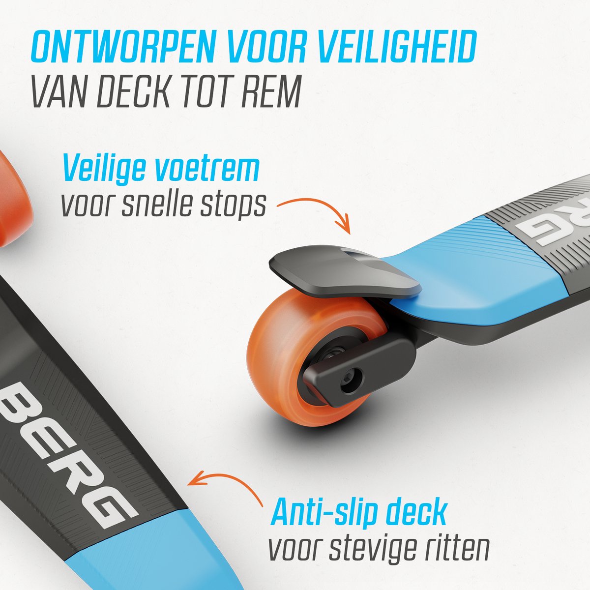 BERG Nexo Kinderstep - Step 3 wielen - Vanaf 2 jaar - Opvouwbaar - In hoogte verstelbaar - Blauw — afbeelding 7