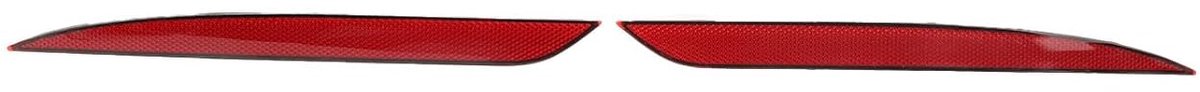 Image of Achterbumperreflector, 1495817 00 C 1 Paar Bovenste Reflectorbalken Links Rechts Bumperreflectorstrip Vervanging voor Model Y 2020 Tot 2023 Rood