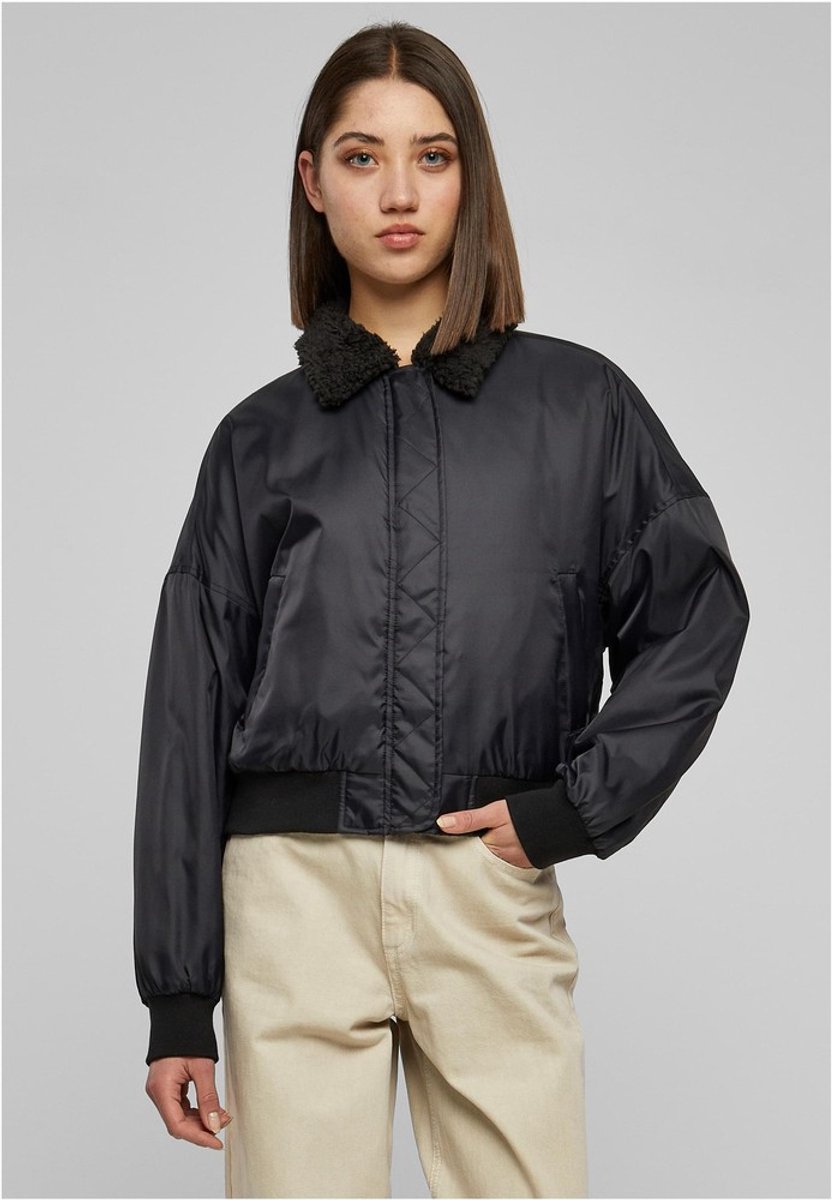Urban Classics - Pilot Bomber jacket - M - Zwart