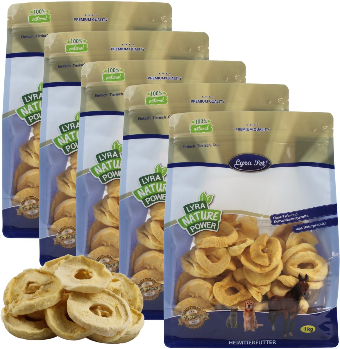 5 kg Lyra Pet® gedroogde appels