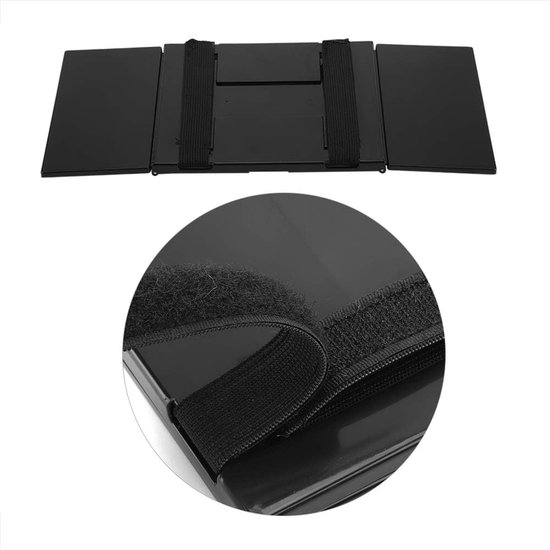Car Visor Mirror Foldable Makeup Mirror Car Accessories Car Interior Sun Visor Mirror Easy Assembly Decorative Accessories — afbeelding 2