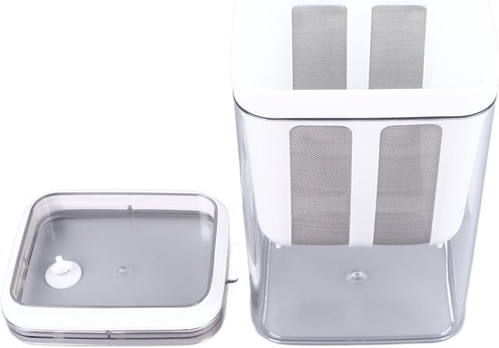 Yogurt Machine, Stainless Steel Yogurt Filter Maker, Large Capacity, Yogurt Maker Strainer, Easy to Pour, Washable Yogurt Filter Strainer for Making Yogurt van Merkloos	 — afbeelding 5