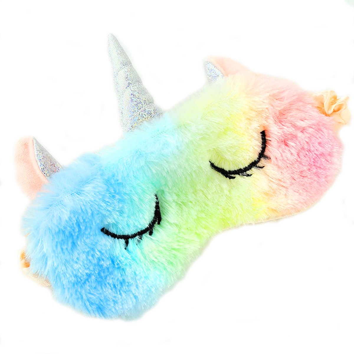Slaapmasker Eenhoorn - Pluche 3D Ademend - Voor Volwassenen & Kinderen & Reizen
