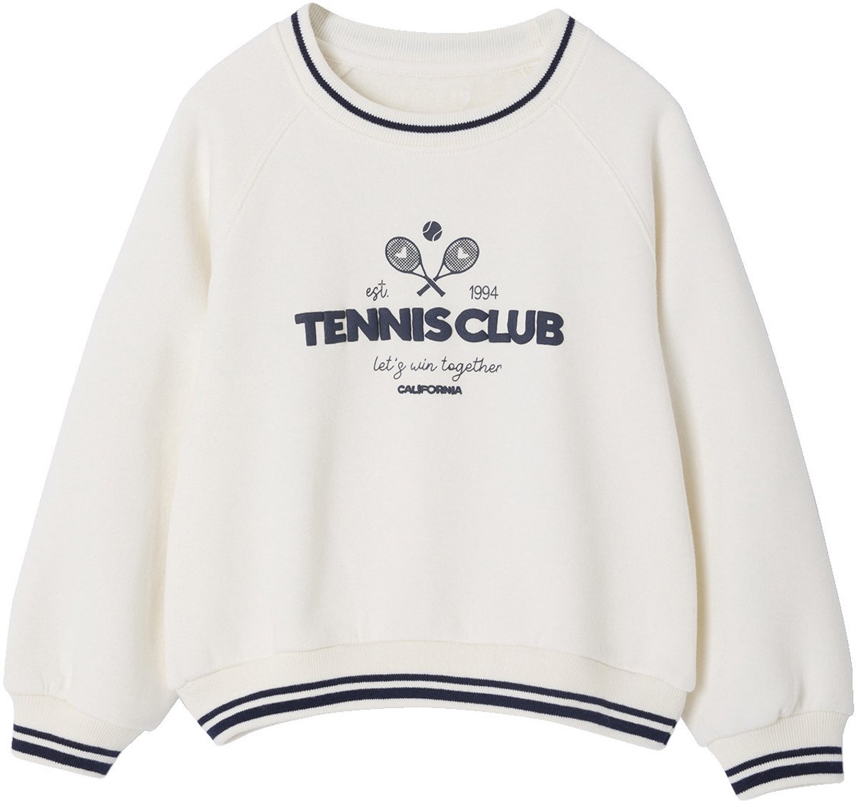 Vertbaudet Sportieve sweater met tennisclub motief voor meisjes