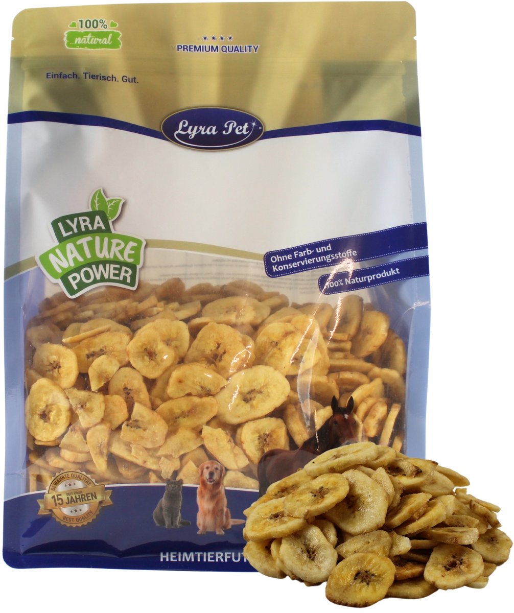 1 kg Lyra Pet® Gedroogde bananen