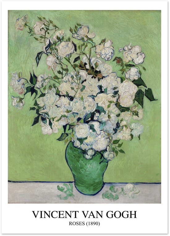 Vincent van Gogh - Roses poster 50x70 cm / 20x28″