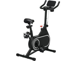 SPORTNOW-Hometrainer-Staal-93x48,5x112cm-Zwart