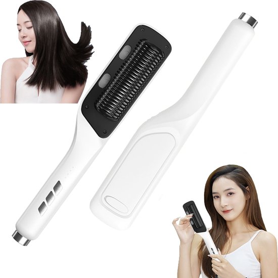 CHIWIN Stoom Haarborstel Elektrisch - 3D Ontklittende - CHIWIN - €39,99