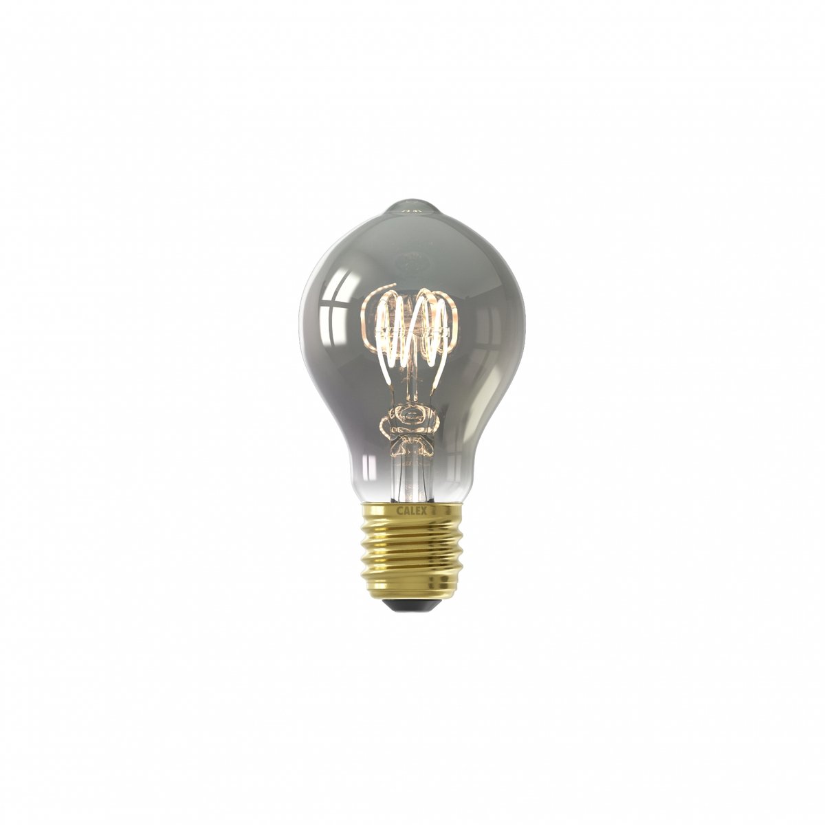 Calex Lichtbron E27 Standaardlamp - Glas - Grijs - 6 x 11 x 6 cm (BxHxD)