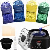 Luxor Beauty® Wax Apparaat - Professioneel Ontharingsapparaat - LCD Display - Inclusief Wax Beans en Siliconen Pot - Zwart