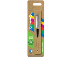 Parker Jotter Originals balpen - blauwe inkt - klassieke zwarte afwerking - medium punt - 1 stuks