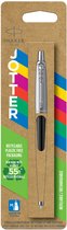 Parker Jotter Originals balpen - blauwe inkt - klassieke zwarte afwerking - medium punt - 1 stuks