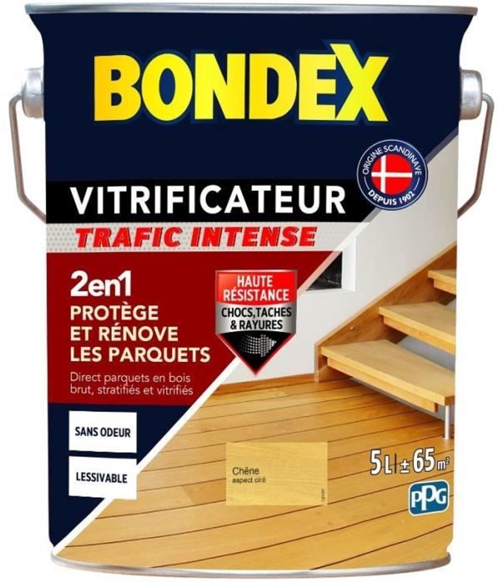 Zware verkeersvernis - BONDEX - Chene cire satijn - 5 L