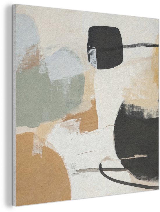 Akoestisch wandpaneel 40x40 cm - Vilt schilderij Paint - Abstract ...