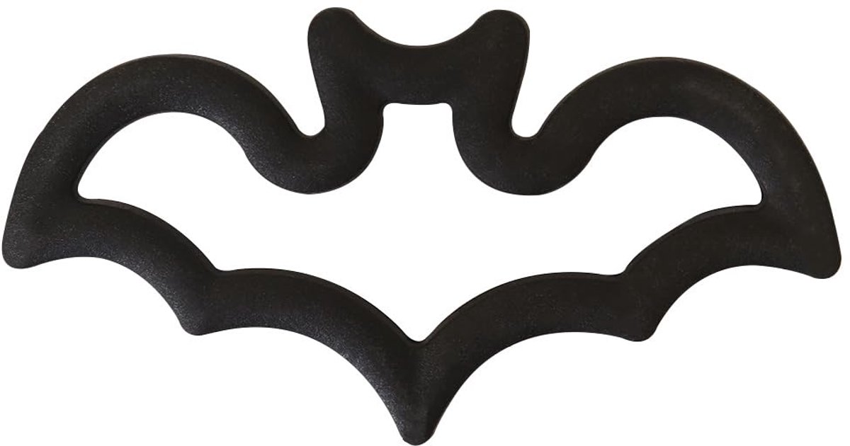 PME Halloween koekjesvorm met comfortgrip - Vleermuis, zwart