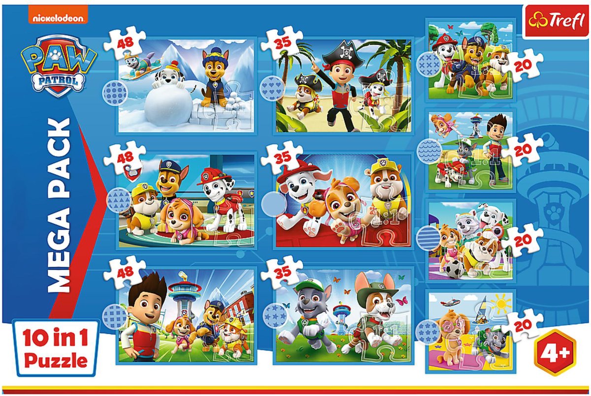 Trefl Trefl 10in1 - Reliable PAW Patrol team / Viacom PAW Patrol