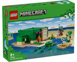 foto van LEGO Minecraft Het schildpadstrandhuis - 21254
