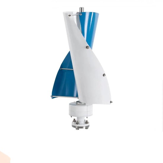 Foto: Verticale windturbine windgenerator windmolen duurzame energie compact 100w vermogen ip67 weerbestendig