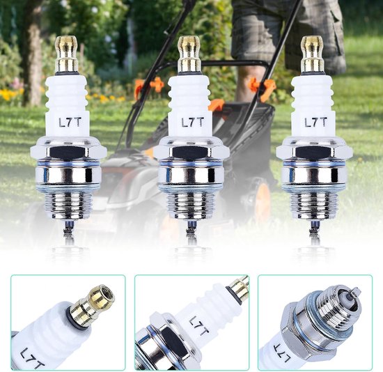 Geschikt voor Vervangende bougie voor NGK BPMR7A L7T en voor Champion CJ8 RCJ6Y RCJ7Y Meer soorten bougies - Adofol bougies geschikt voor Stihl 017 018 MS170 MS180 MS290 MS310 MS390 029 039 kettingzaag Verpakking van 3 van Merkloos	 — afbeelding 2