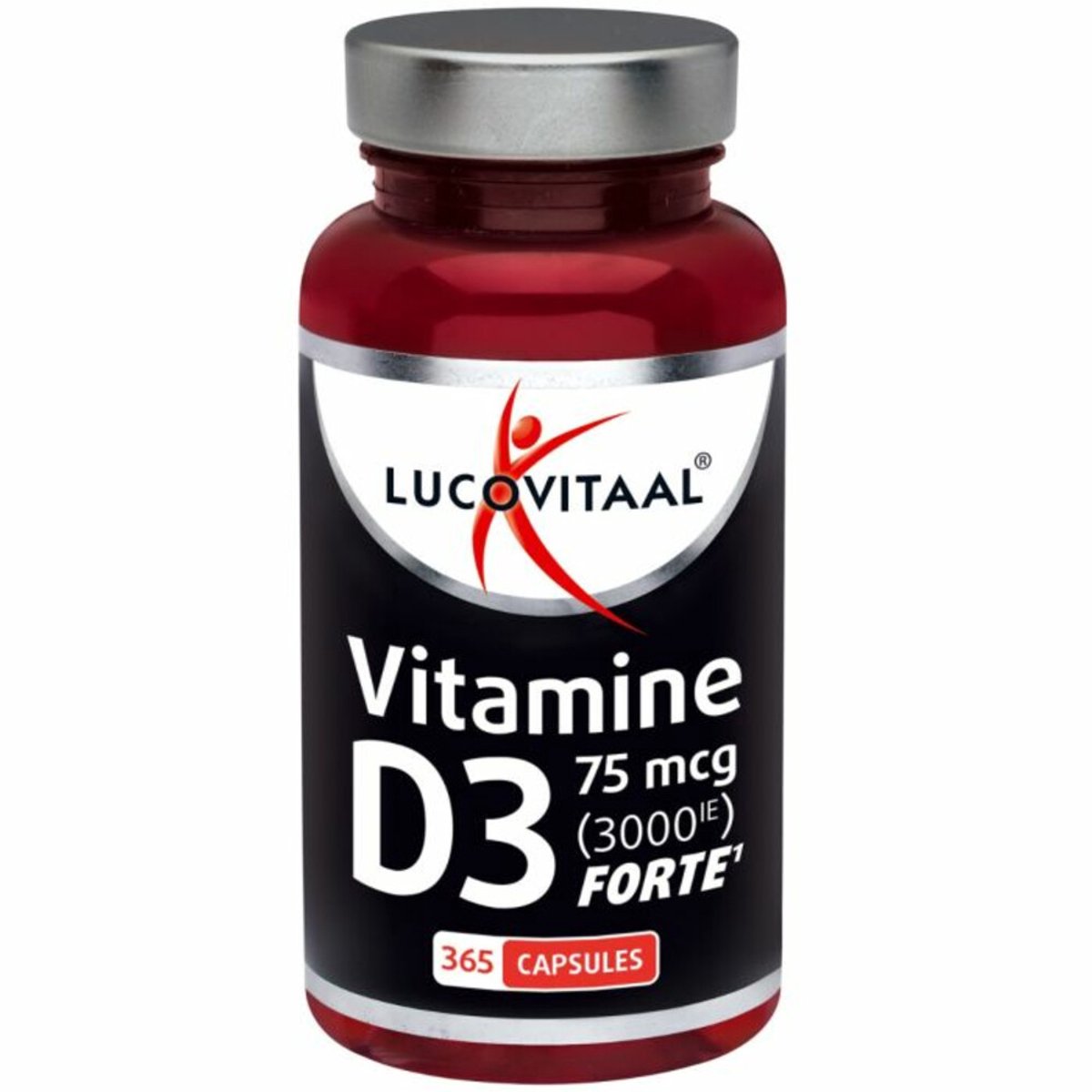 Goedkoopste 3x Lucovitaal Vitamine D3 D3 75mcg (3000IE) Forte 365 capsules