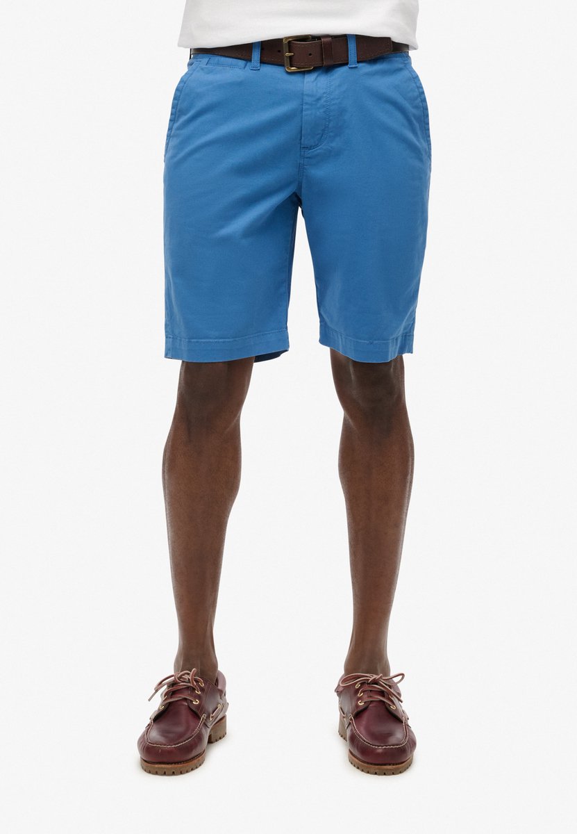 Superdry Vintage chinoshort Heren Korte broeken Blauw