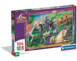 Clementoni - Puzzel - Unicorn Academy - 104 stukjes - Super Color - vanaf 5 jaar