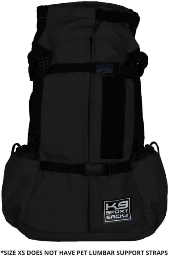 K9 Sport Sack - AIR2 - L - LARGE - Jet Black - Hondenrugzak - draagtas hond - rugzak hond