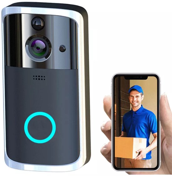 T Ring Video Deurbel - met 32 Gig geheugenkaart - Draadloos - T - €84,89