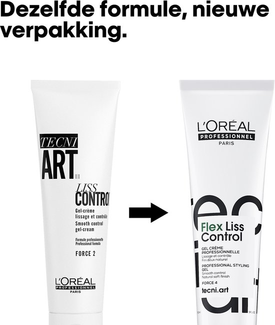 L'Oréal Professionnel Tecni.ART Flex Liss Control Styling-Crème - Fixerende en gladmakende formule - Voor krullend haar - 150 ml
