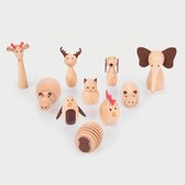 Houten Dierenvrienden - Pk10