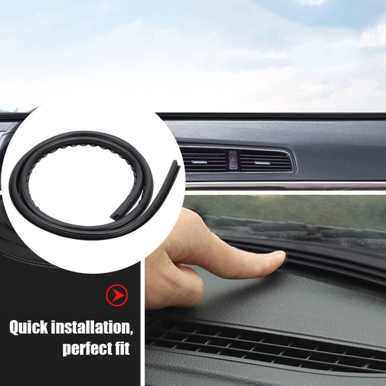 Universele Auto Rubber Seal Protector - 160 CM Geluidsisolatie Strip ...