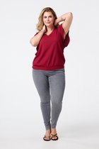 MS Mode Jeans Skinny leg high waist jeans CHERRY