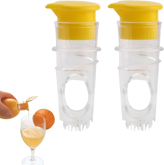 2 Pièces Presse-Citron à Vis, Nouveau Presse-Citron Manuel Avec