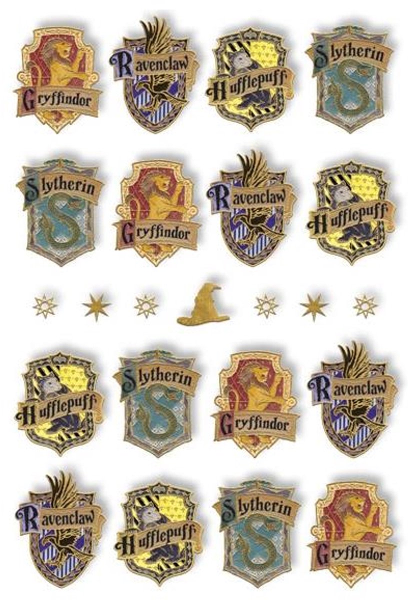 Paper House - Harry Potter Pop Up Stickers - House Shields - STPO-0002E