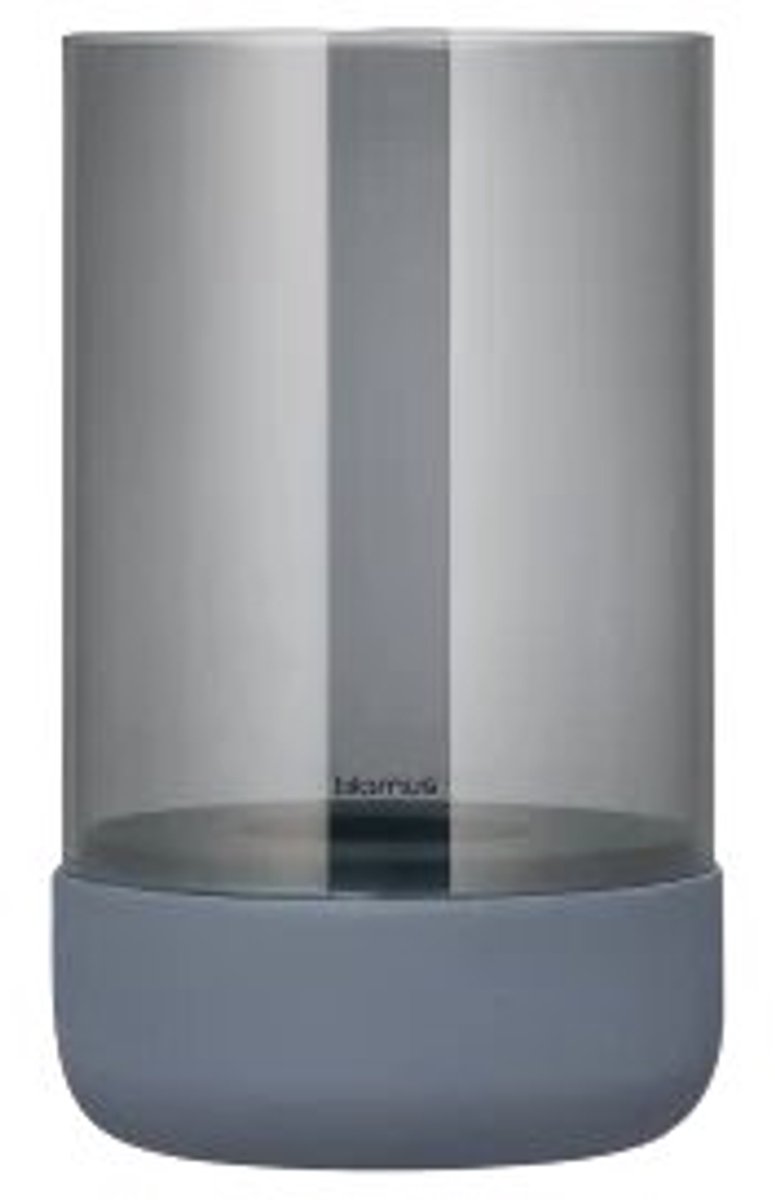 Blomus CALMA Windlicht - H 20 cm, Ø 12 cm (M) - Steel Gray