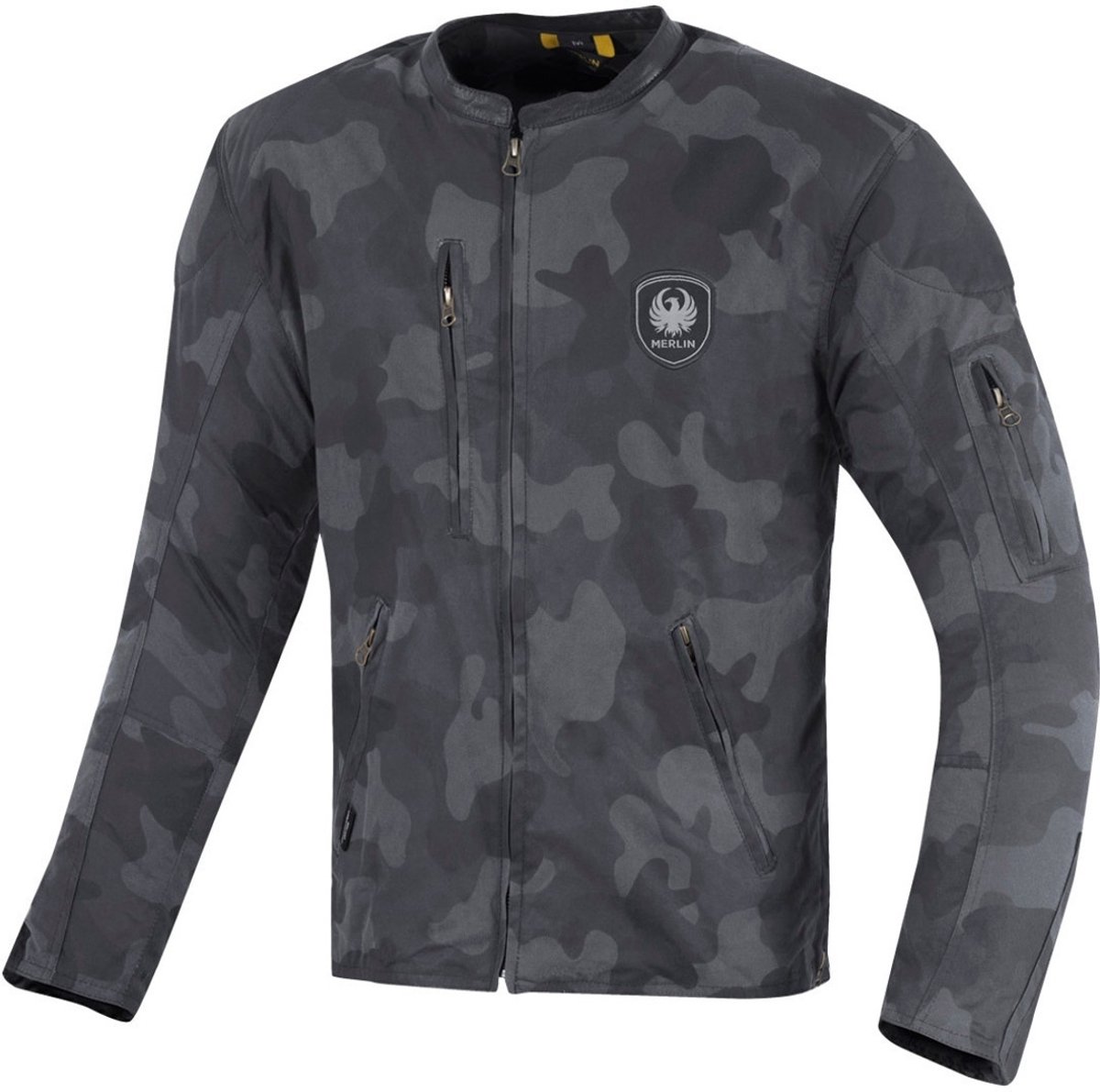 Merlin Covert Camo Blauw Wax Motorjas - Jas