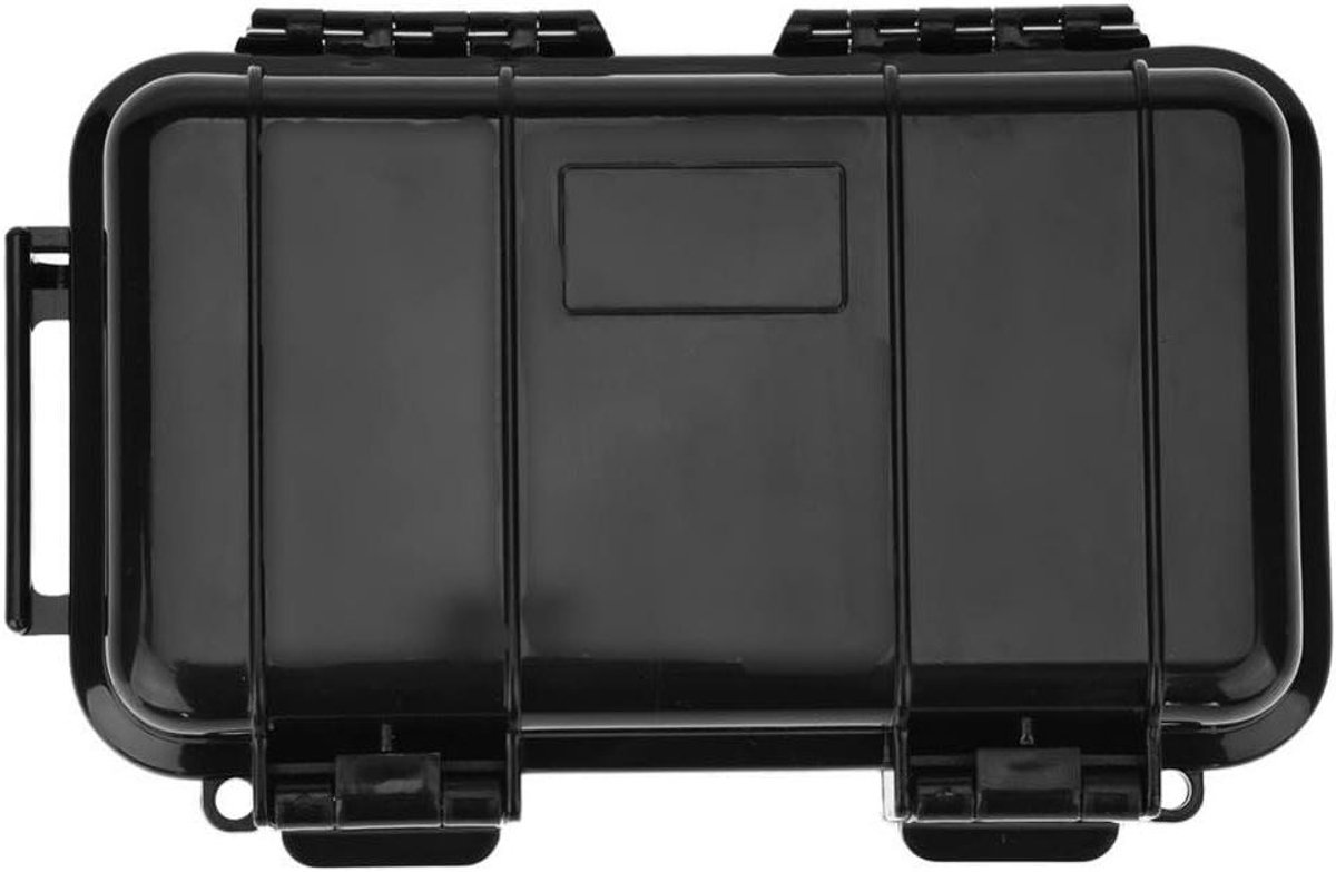 Allecto Plus - Beschermende Hardshell Opbergdoos Waterdicht Survival Case voor Camping en Watersport (190mm x 120mm x 52 mm Zwart)