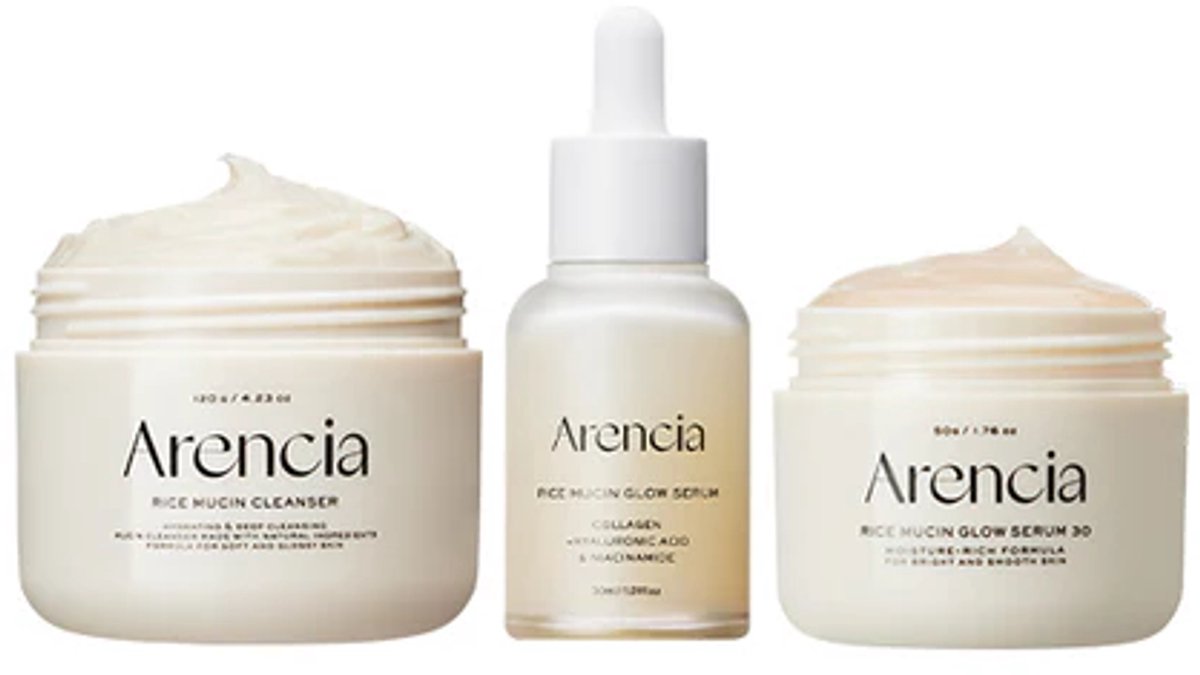 Arencia - Set Rice Glow & Nourishing Trio - Glow Recovery Routine - 200ml