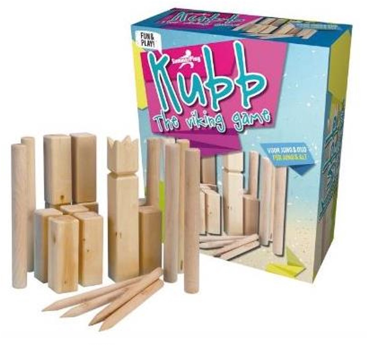 Kubb de Viking - Hout — afbeelding 2