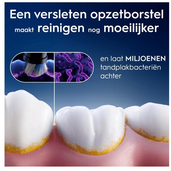 Oral-B iO Radiant White Opzetborstels Wit - 2 Stuks