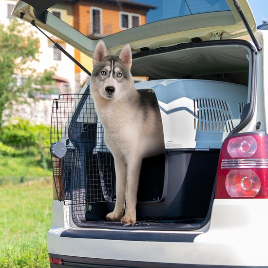 Ferplast Vervoersbox Clipper 4 Wit&Zwart - Hondentransportbox - Vervoersbox - Pets Place Ferplast Vervoersbox Clipper 4 Wit&Zwart - Hondentransportbox - Vervoersbox - Pets Place