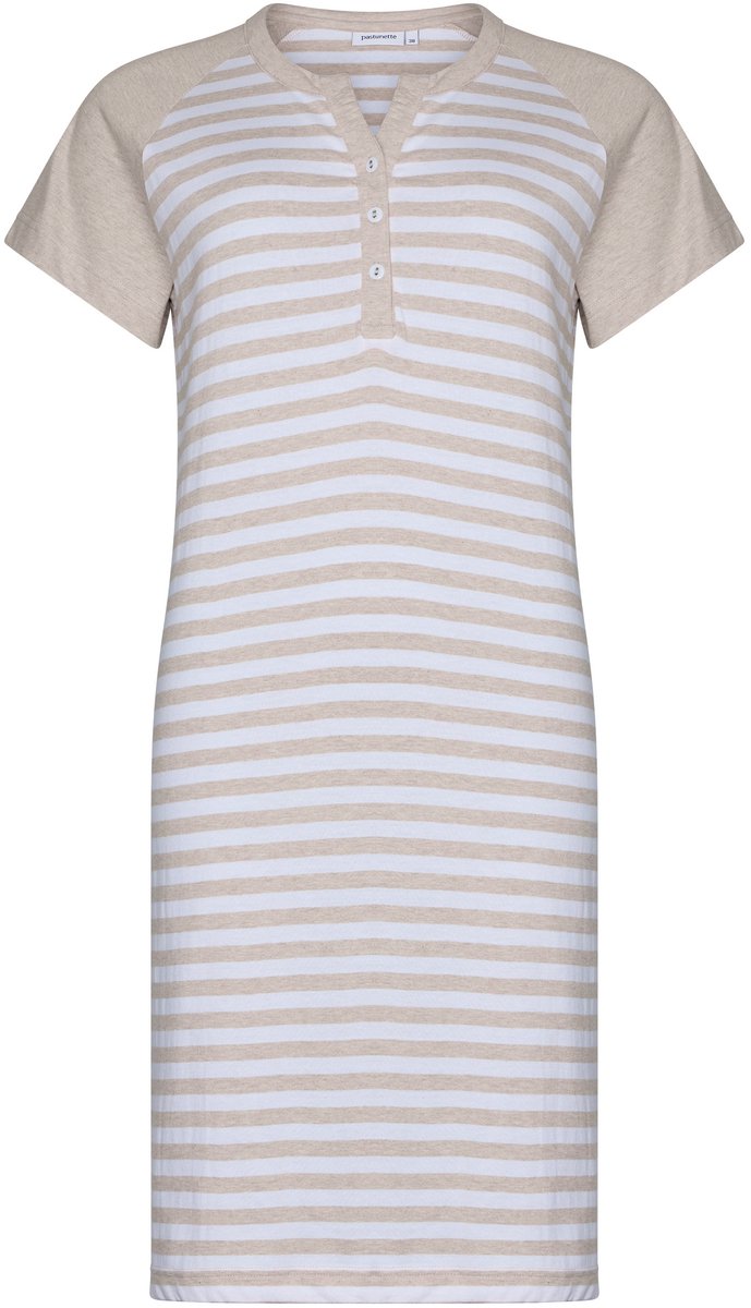 Pastunette Dames Nachthemd Pastunette - Beige Dream - Katoen