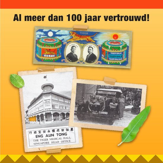 Tiger Balm Wit - Tijgerbalsem - Om vrijer te ademen - Verzachtende invloed op voorhoofd en slapen - Spierbalsem - 19 gram