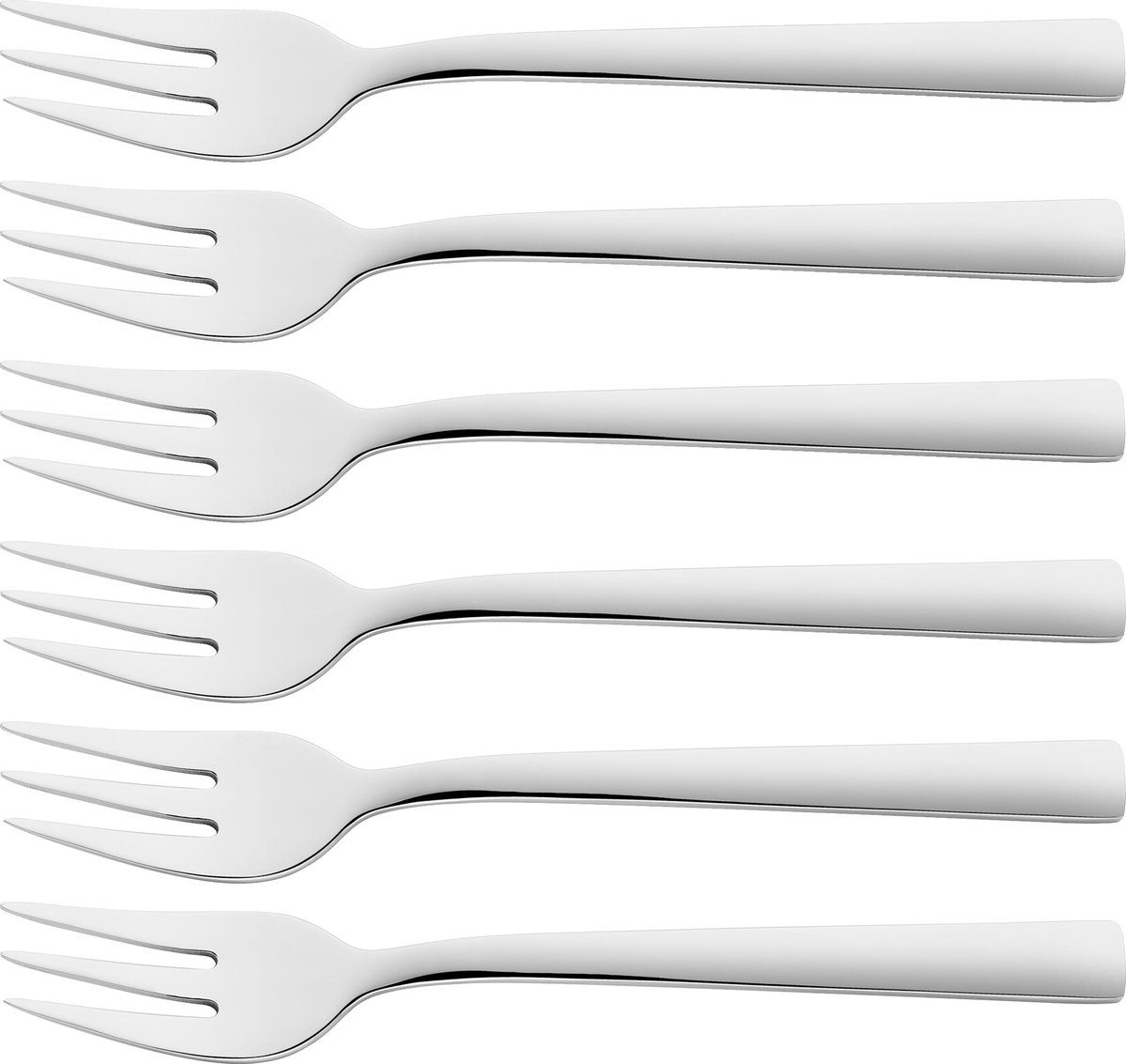 Ibenzoa® Dessertvorkenset van Roestvrij Staal voor Stijlvol Diner - 6 Stuks