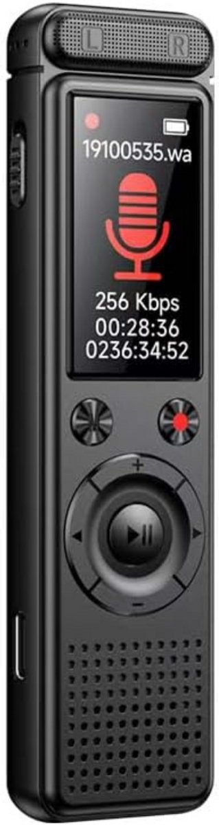CLGP® Afluisterapparatuur op Afstand - Spy Recorder - Voice Dictafoon